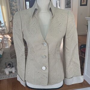Elegant Armani  Beige Women's Jacket